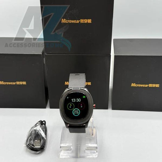 Microwear 2024 Smartwatch – Blood Pressure Monitoring, Body Temperature Tracker & Fitness Features