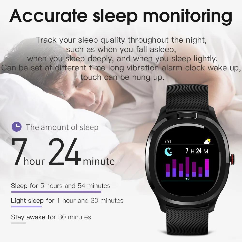 Microwear 2024 Smartwatch – Blood Pressure Monitoring, Body Temperature Tracker & Fitness Features