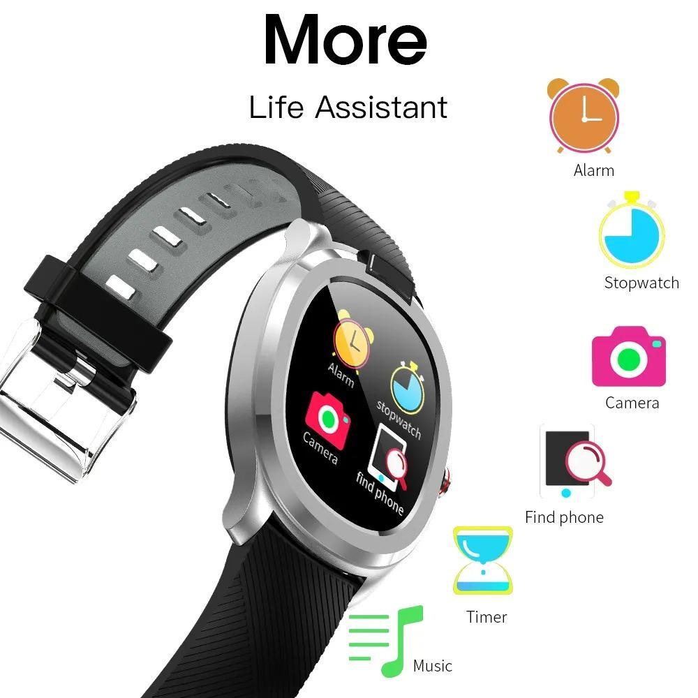 Microwear 2024 Smartwatch – Blood Pressure Monitoring, Body Temperature Tracker & Fitness Features